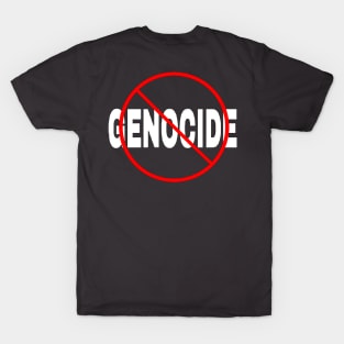 🚫 GENOCIDE - Sticker - Double-sided T-Shirt